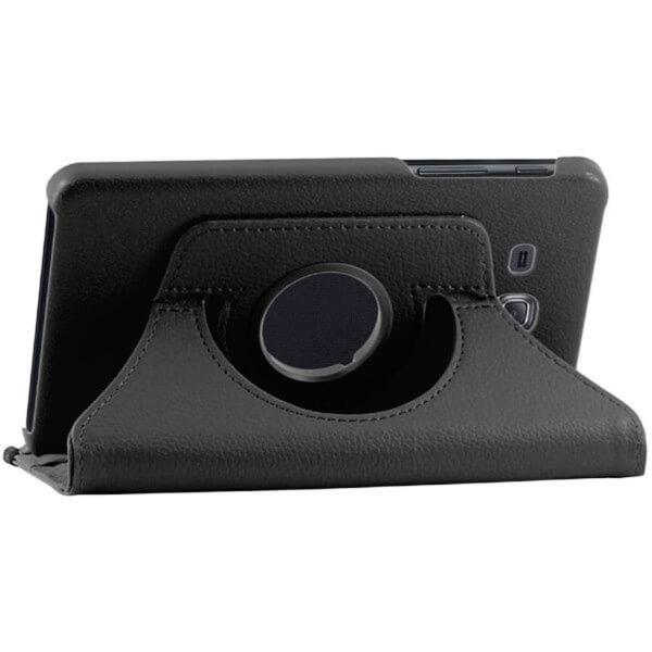 Rotating Leather Case Samsung Tab A (2016) T280 / T285 Black