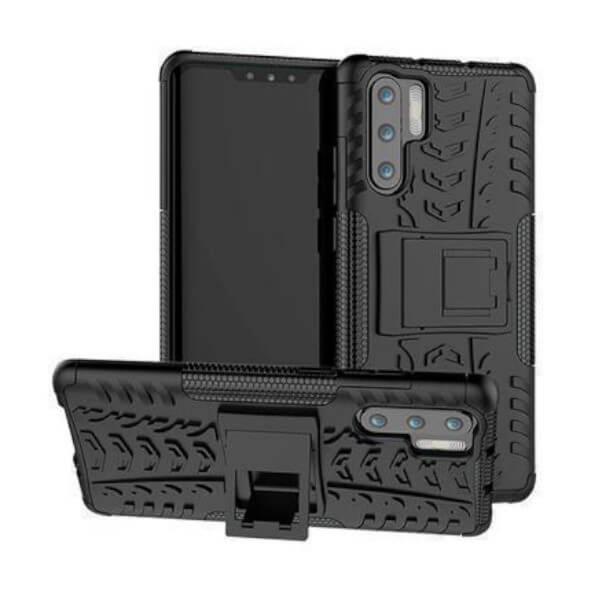 Robuste Hülle für Huawei P30 Pro in schwarzer Farbe