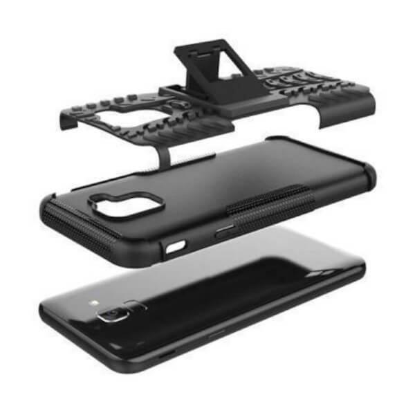 Black rugged case for Samsung Galaxy J6