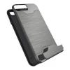 Silver case with card holder and stand for iPhone 7 Plus / 8 Plus