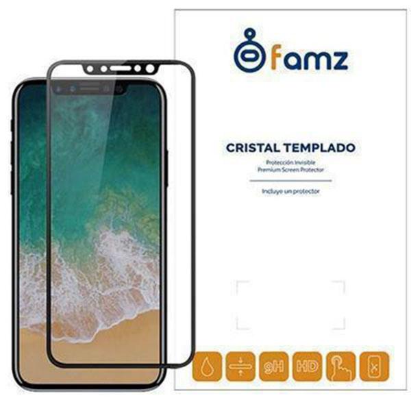 Screen protector iPhone XR tempered glass 5D black frame