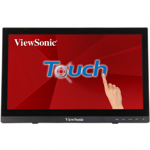 VIEWSONIC TD1630-3 15.6&quot; HD MONITOR VGA HDMI SPEAKERS TOUCH BLACK