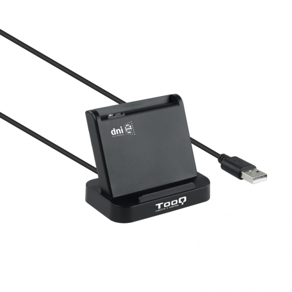 TQR-220B DNIE VISION LETTORE DI SCHEDE ESTERNO USB 2.0 TOOQ NERO