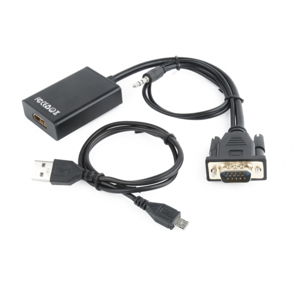 Adaptateur VGA vers HDMI (avec audio)
