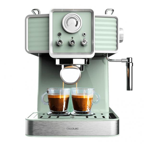 CECOTEC VINTAGE ESPRESSO 20 TRADIZIONAL OLIVE COFFEE MAKER