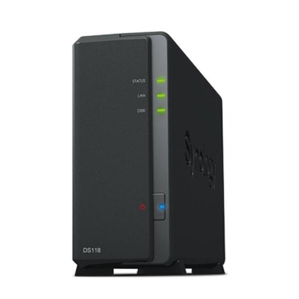 NAS Synology Diskstation DS118/ 1 Bay 3.5&quot;- 2.5&quot;/ 1GB DDR4/ Tower Format