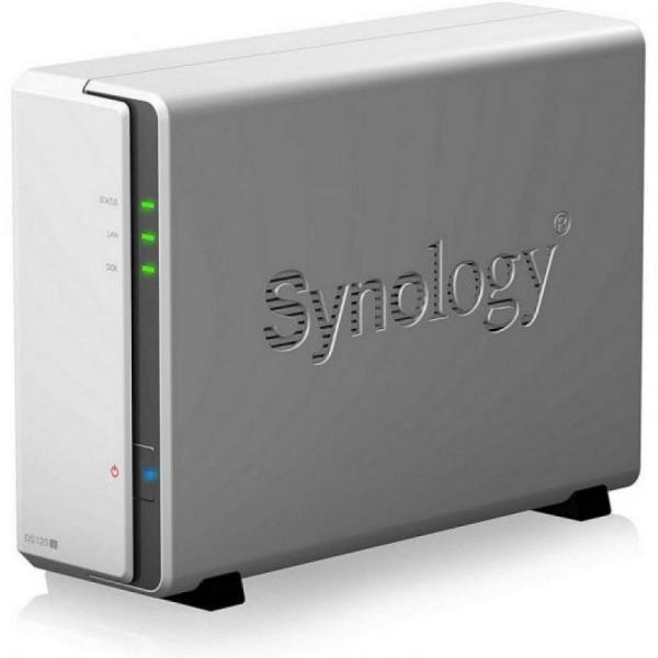 NAS Synology Diskstation DS120J/ 1 Bahía 3.5"- 2.5"/ 512MB DDR3L/ Formato Torre