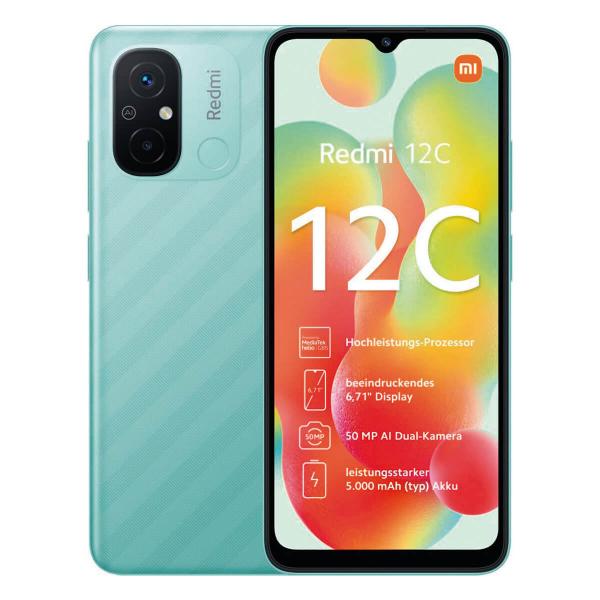 Xiaomi Redmi 12C 4GB/128GB Grün (Mintgrün) Dual SIM 22126RN91Y