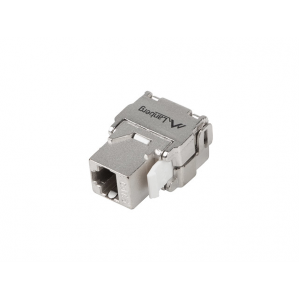 CONECTOR KEYSTONE LANBERG TOOLLESS RJ45 A LSA CAT.6 FTP 180 GRADOS