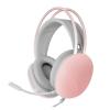 Fones de ouvido MARSGAMING MH-GLOW PC/PS4-5/xbox rosa