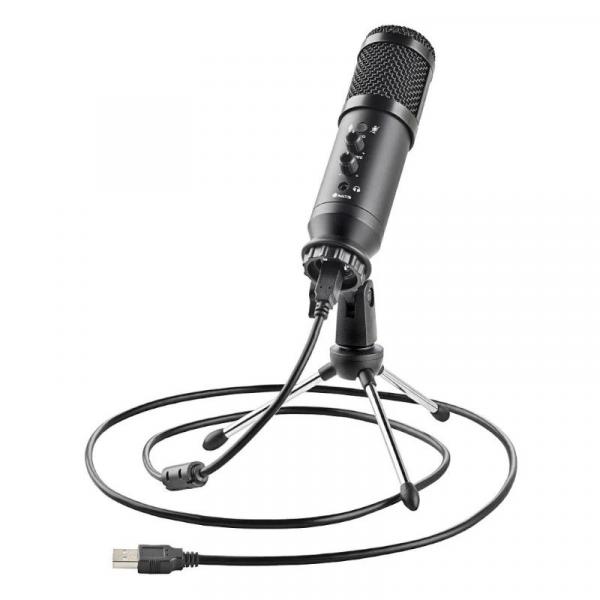 MICROPHONE UNIDIRECTIONNEL NGS AVEC TRÉPIED ET USB