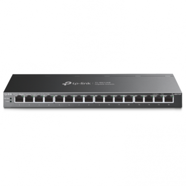 SWITCH TP-LINK TL-SG116P 16 PORTS POE+
