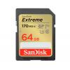 Sandisk Extreme Memory Card Sdxv2 C10 Uhs-i U3 64Gb And 170mb/s