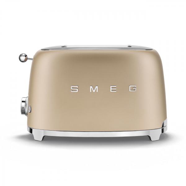 Smeg toaster 2X2 50´style champagne tsf01chmeu