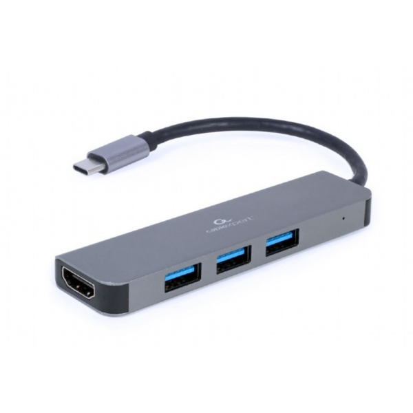 GEMBIRD ADATTATORE MULTIPORTA USB TIPO C HUB 2 IN 1, HDMI