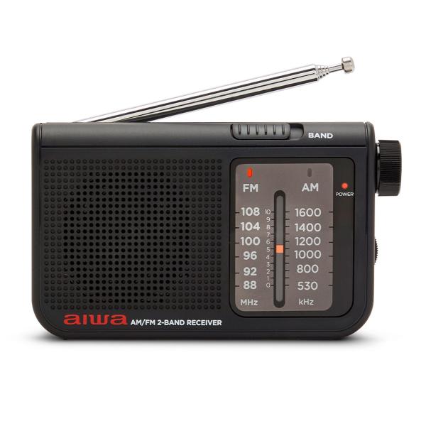 Aiwa RS-55/bk preto/rádio de bolso portátil