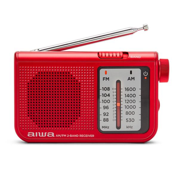 Rádio de bolso Aiwa RS-55/rd vermelho/portátil
