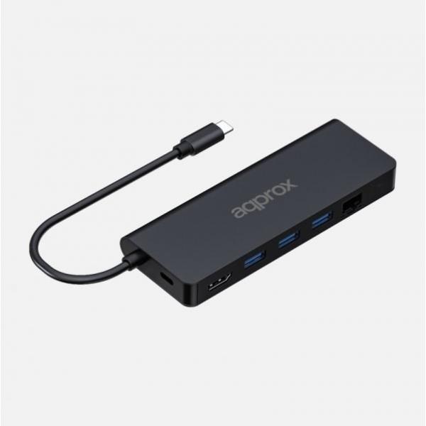 Adattatore USB C 8 in 1 approssimativo