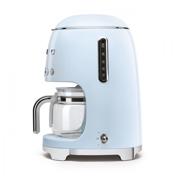 Cafetière goutte à goutte Smeg style années 50 bleu dcf02pbeu