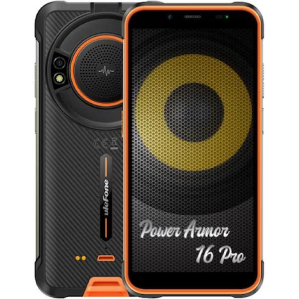 Ulefone Power Armor 16 Pro Double LTE 64 Go 4 Go de RAM Orange