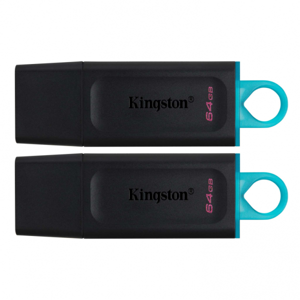 USB 3.2 DataTraveler 2x 64GB EXODIA Noir/Turquoise