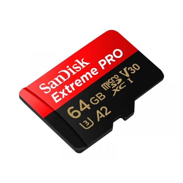 Mémoire Micro SDXC Sandisk Extreme Pro 64 Go