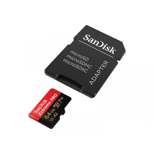 Memória Sandisk Extreme Pro 64GB Micro SDXC