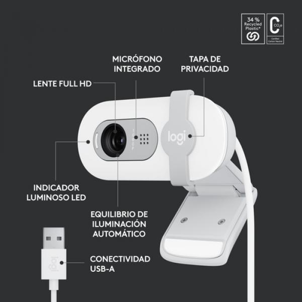 Webcam Brio 100 Full HD BIANCO SPORCO