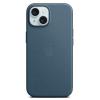 Custodia in tessuto per iPhone 15 Plus Blu