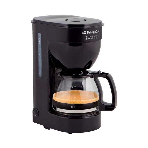 Orbegozo Cg4014 Máquina de café por gotejamento preto 6 xícaras filtro permanente removível