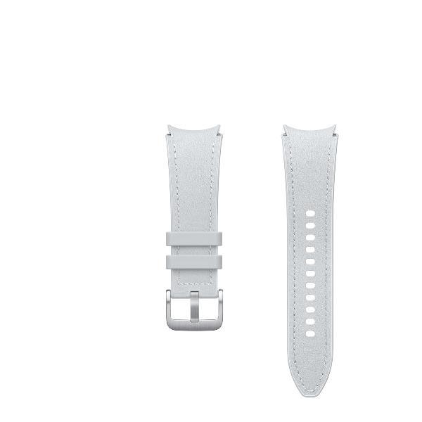 Silver Leather Watch Strap (s/m)