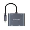 Convertisseur de nanocâble USB-C vers HDMI/VGA/USB3.0/PD