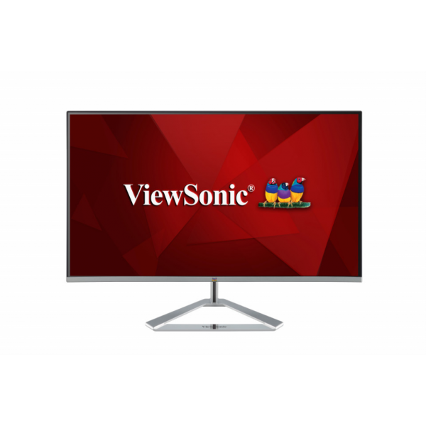 MONITEUR VIEWSONIC VX2476-SMH 23,8&quot; IPS FHD SLIM VGA HDMI SUPPORT CHROMÉ