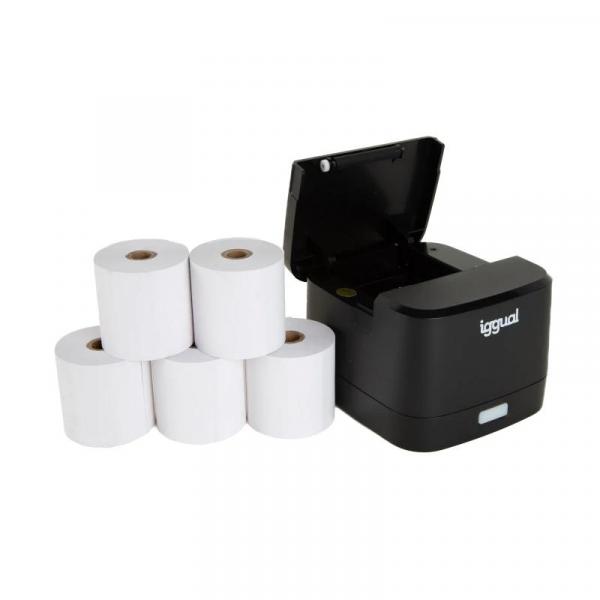iggual TP EASY 58 thermal printer kit + 5 rolls