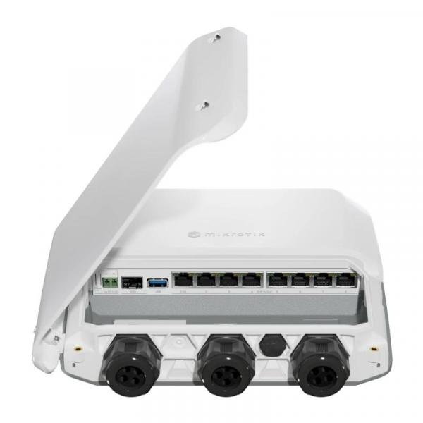 Roteador Mikrotik RB5009UPr+S+OUT 7xGbE 1xSFP+ IP66
