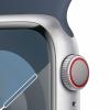 Apple Watch Series 9 mrhv3ql/a 41 mm silbernes Aluminiumgehäuse mit sturmblauem Sportarmband S/M Cellul