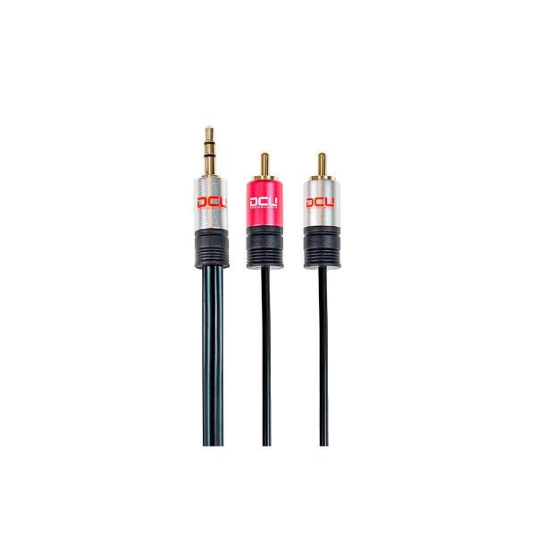 Dcu 30701240 Nero / Cavo jack da 3,5 (m) a 2 Rca (m) 3 m