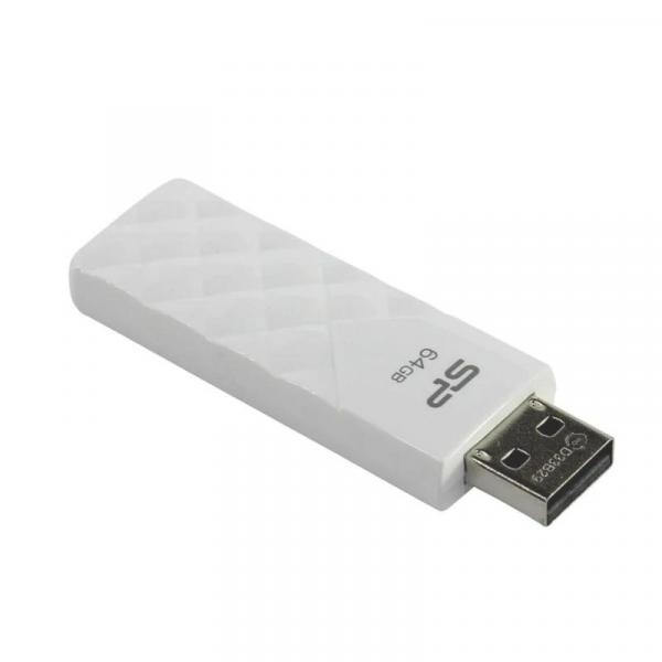 Unidade Flash USB SP Blaze B03 USB 3.2 Gen1 64GB Branco