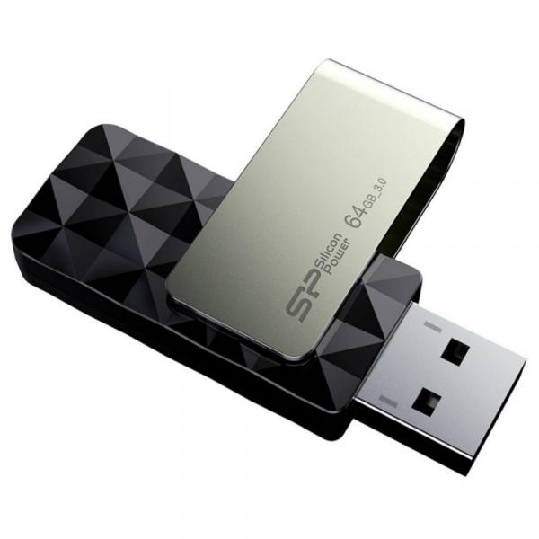 Chiavetta USB SP Blaze B30 USB 3.1 Gen1 64 GB Nera