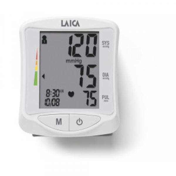 Medidor digital de pressão arterial de pulso Laica BM1006 branco