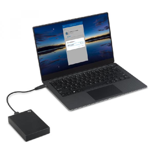 One Touch Portable Password Black 2TB