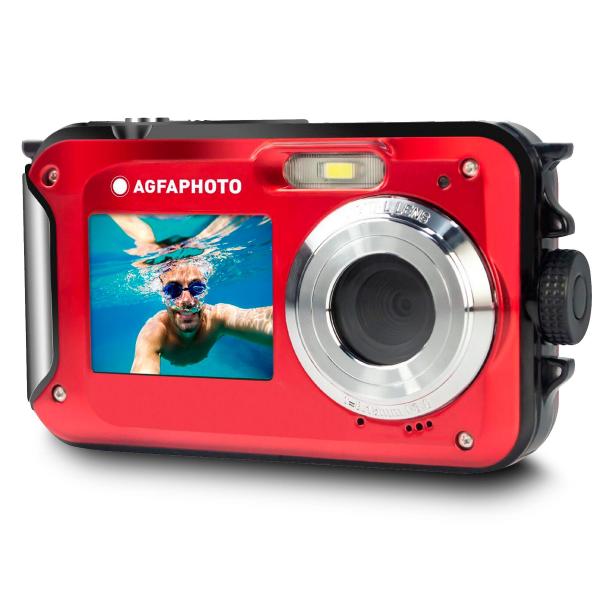 Agfaphoto Realishot WP8000 Fotocamera digitale compatta rossa / impermeabile