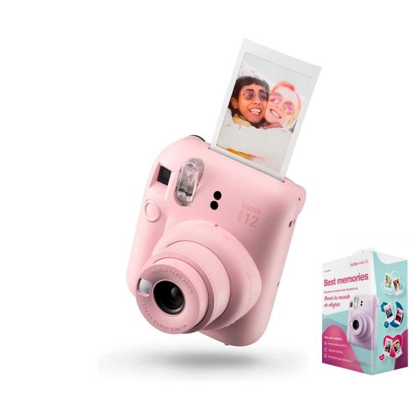 Fujifilm Kit Melhores Memórias Instax Mini 12 Blossom Rosa / Câmera Instantânea
