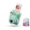 Fujifilm Kit Melhores Memórias Instax Mini 12 Mint Verde / Câmera Instantânea