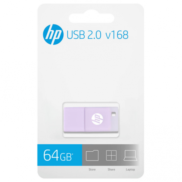 USB 2.0 HP 64 Go x168 LILAS