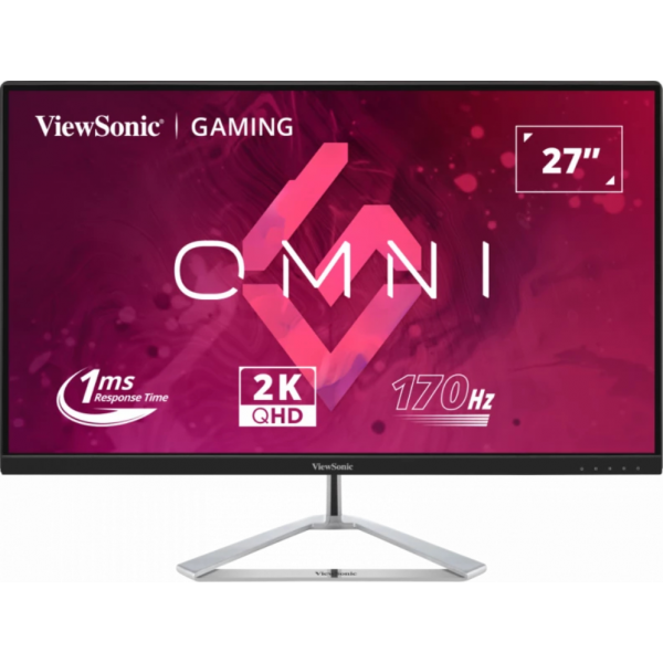 VIEWSONIC MONITOR 27&quot; 2560X1440 QHD IPS 170HZ 1MS 2 HDMI DDP SPEAKERS HDR10