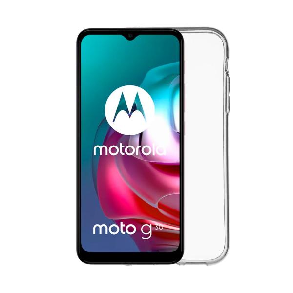 Jc Trasera Silicona Transparente / Motorola Moto G30
