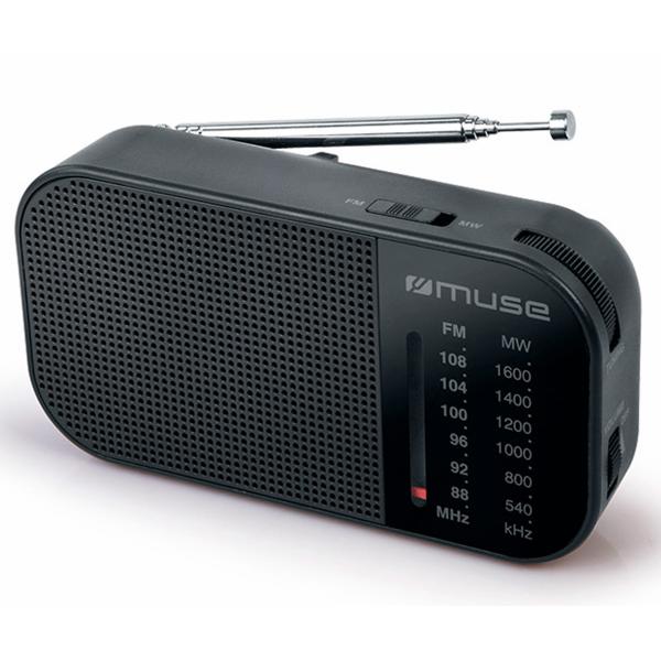 Muse M-025 R Black / Portable Radio