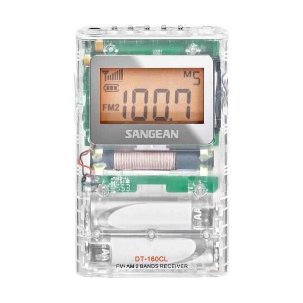 Rádio Sangean Dt-160 Transparente / Portátil