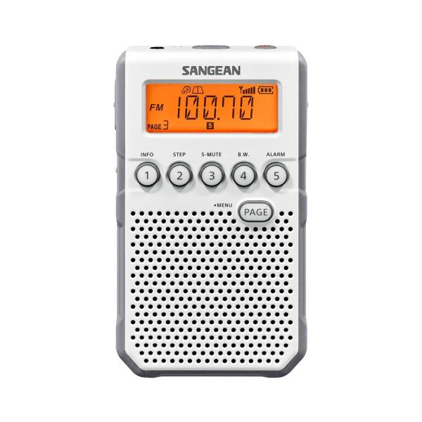 Sangean DT-800 Weiß / Tragbares Weckerradio
